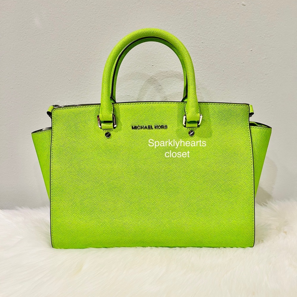 NWT Michael Kors Selma Saffiano Leather Medium Bag